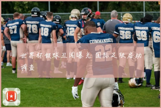 世界杯假球丑闻曝光 国际足联启动调查